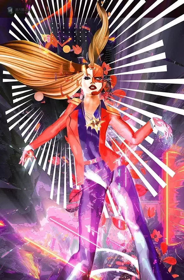 漫画家绘制「惊奇队长」卡罗尔·丹佛斯公开 漫画家绘制「惊奇队长」卡罗尔·丹佛斯公开