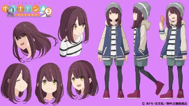 TV动画「摇曳露营△」第2季更新人设图 TV动画「摇曳露营△」第2季更新人设图