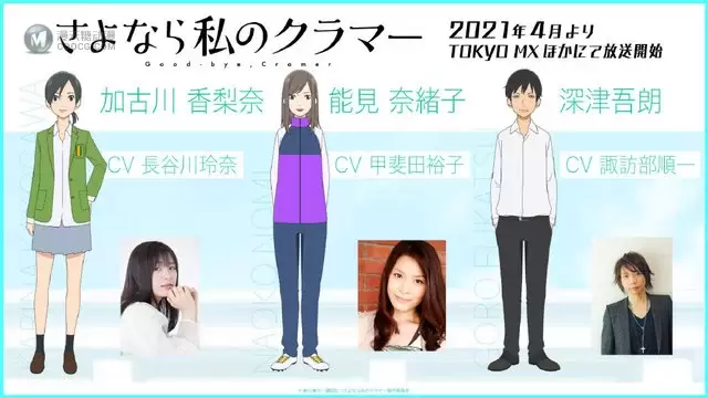 TV动画「再见了我的克拉默」公开追加声优 TV动画「再见了我的克拉默」公开追加声优