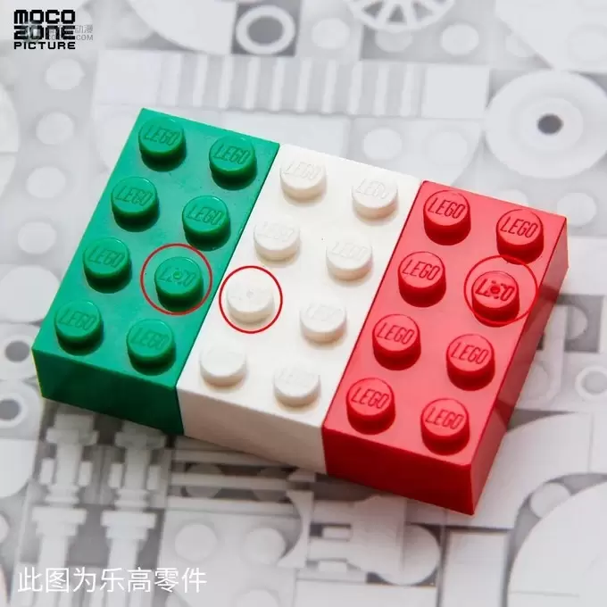 市场上竟然出现了带LEGO标志的假零件! 市场上竟然出现了带LEGO标志的假零件!