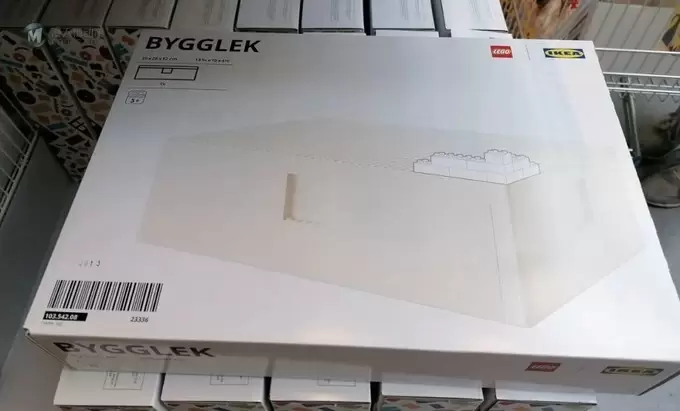 乐高与宜家合作产品BYGGLEK系列收纳盒出现在德国宜家 乐高与宜家合作产品BYGGLEK系列收纳盒出现在德国宜家