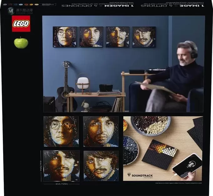 最新公布的乐高马赛克 LEGO Arts Set逼格相当高啊!完爆黑白! 最新公布的乐高马赛克 LEGO Arts Set逼格相当高啊!完爆黑白!