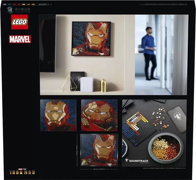 最新公布的乐高马赛克 LEGO Arts Set逼格相当高啊!完爆黑白! 最新公布的乐高马赛克 LEGO Arts Set逼格相当高啊!完爆黑白!