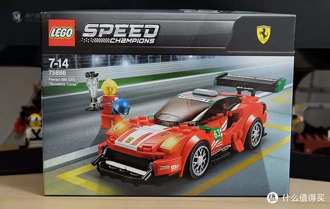 乐高手记 篇四十九:488 GTB赛道版——LEGO 乐高 超级赛车系列 75886 法拉利 488 GT3 乐高手记 篇四十九:488 GTB赛道版——LEGO 乐高 超级赛车系列 75886 法拉利 488 GT3