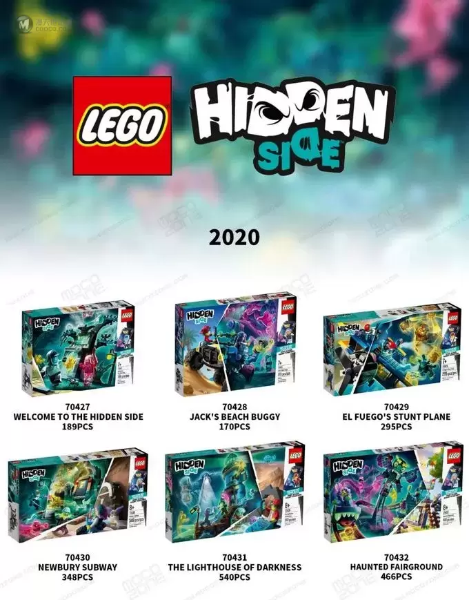 2020年度优秀乐高系列HIDDEN SIDE全新产品公布 2020年度优秀乐高系列HIDDEN SIDE全新产品公布