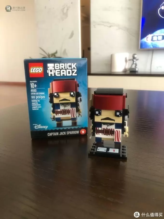 乐高 方头仔 篇二十:LEGO BRICKHEADZ 乐高方头仔 41593杰克·史派罗船长 乐高 方头仔 篇二十:LEGO BRICKHEADZ 乐高方头仔 41593杰克·史派罗船长