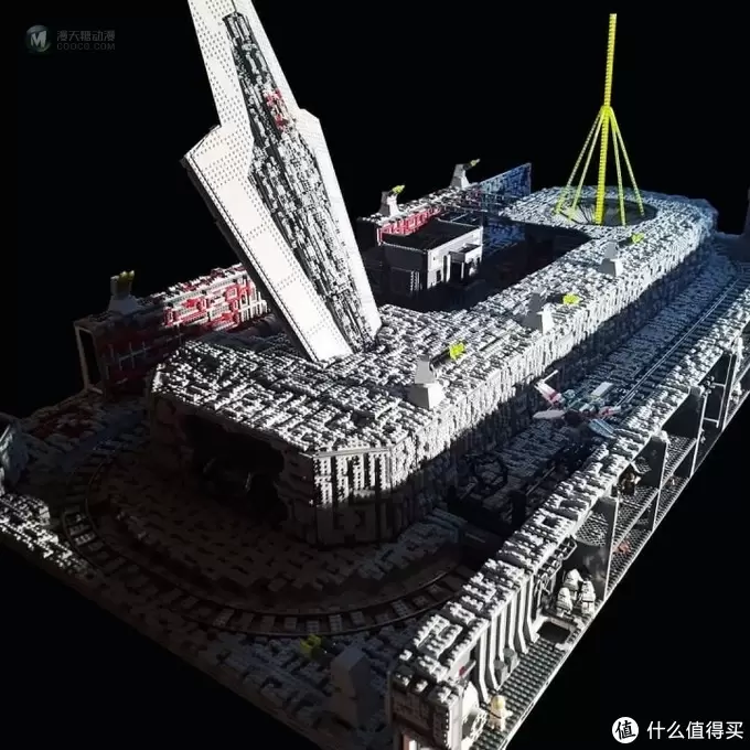 五万枚乐高颗粒拼成的壮观星球大战巨型死星 五万枚乐高颗粒拼成的壮观星球大战巨型死星