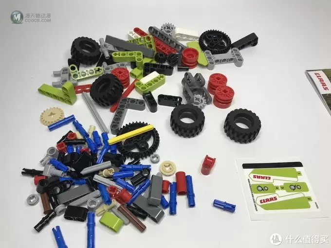 麻雀虽小:LEGO 乐高 机械组系列 42102 迷你克拉斯拖拉机 麻雀虽小:LEGO 乐高 机械组系列 42102 迷你克拉斯拖拉机