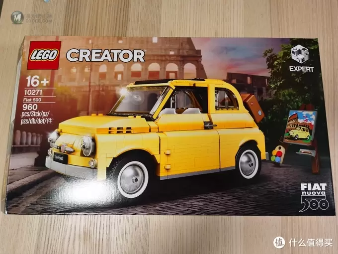 积木们 篇十六:鹅黄色的意大利风情~乐高10271,Fiat 500 积木们 篇十六:鹅黄色的意大利风情~乐高10271,Fiat 500