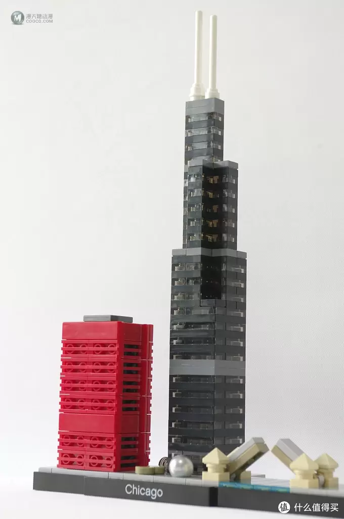我的LEGO建筑系列 篇十八:21033 Chicago 芝加哥天际线 我的LEGO建筑系列 篇十八:21033 Chicago 芝加哥天际线