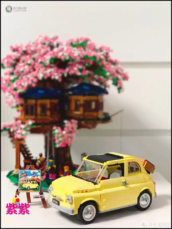 虚测评 篇四十七:乐高积木10271(菲亚特 Nuova 500)#美女投稿# 虚测评 篇四十七:乐高积木10271(菲亚特 Nuova 500)#美女投稿#
