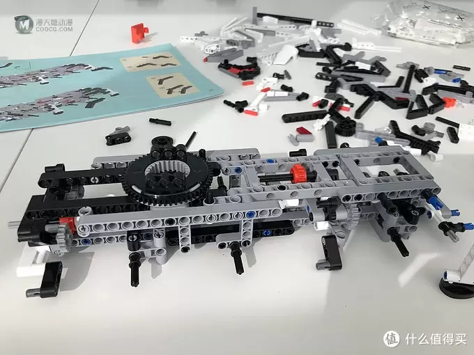 非乐高拼搭玩具初体验—米兔积木工程吊车 非乐高拼搭玩具初体验—米兔积木工程吊车