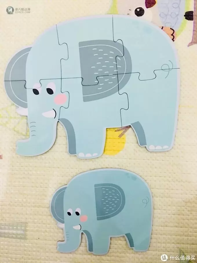 一大一小 由易到难 美乐动物拼图开箱点评 一大一小 由易到难 美乐动物拼图开箱点评