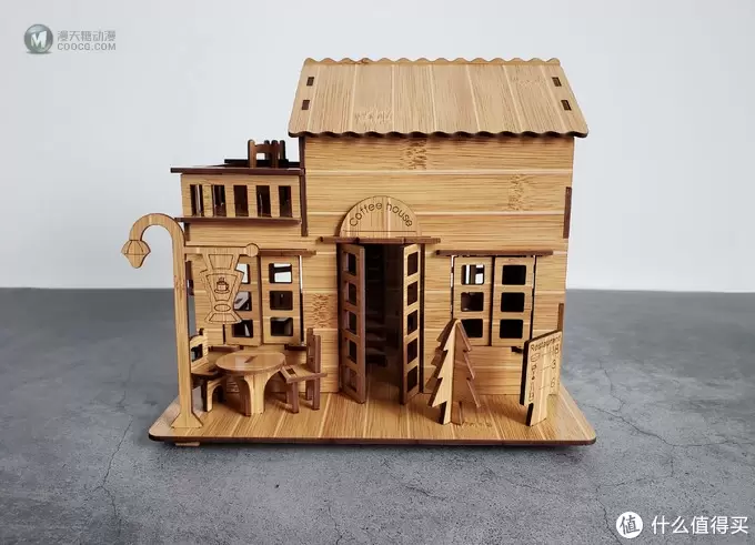 无聊之作:3D木质立体拼图 —— 英国咖啡屋 无聊之作:3D木质立体拼图 —— 英国咖啡屋