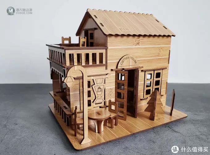 无聊之作:3D木质立体拼图 —— 英国咖啡屋 无聊之作:3D木质立体拼图 —— 英国咖啡屋