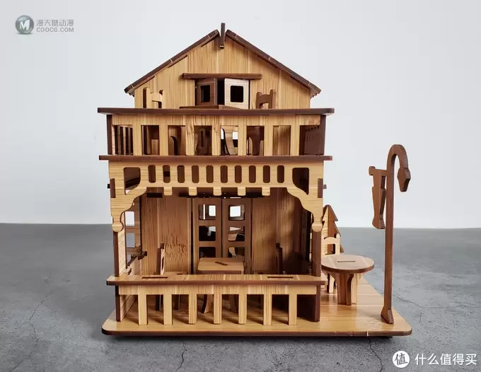 无聊之作:3D木质立体拼图 —— 英国咖啡屋 无聊之作:3D木质立体拼图 —— 英国咖啡屋