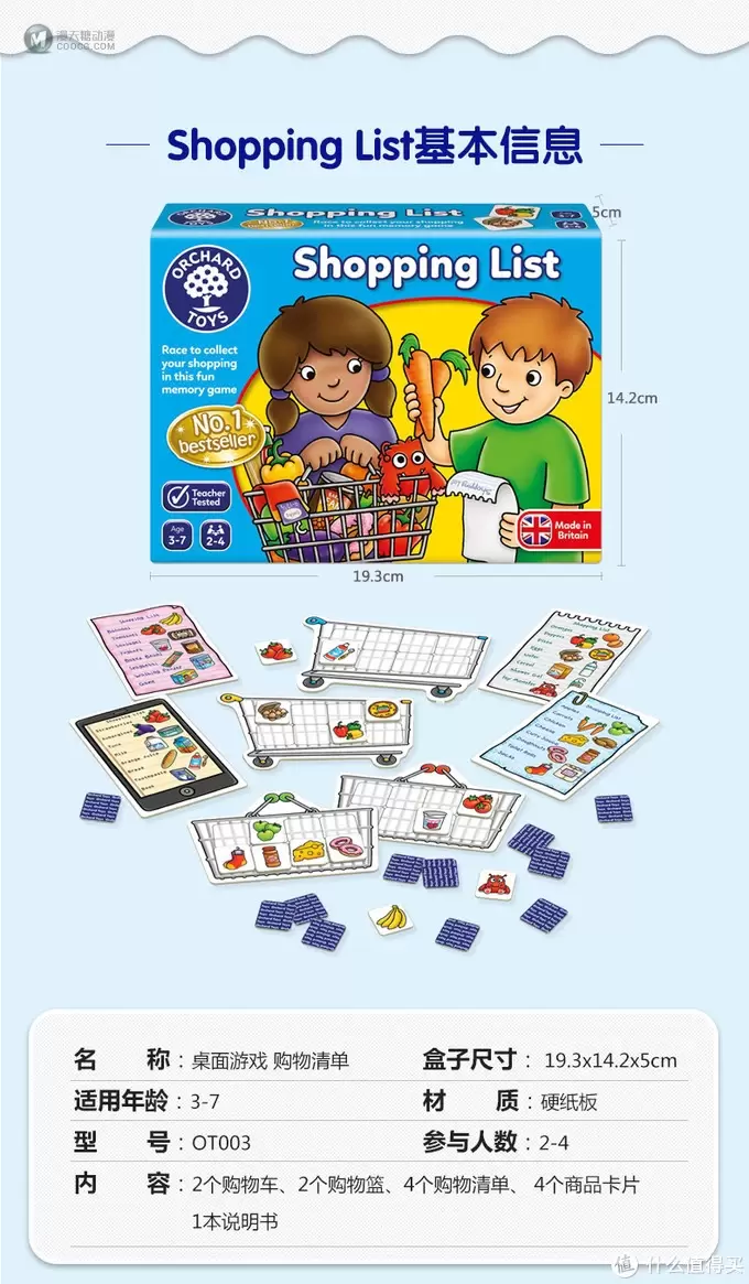 风靡欧洲、英国大热的Orchard Toys精选桌游!Shopping list 玩出宝宝语言能力、观察力、思维力 风靡欧洲、英国大热的Orchard Toys精选桌游!Shopping list 玩出宝宝语言能力、观察力、思维力