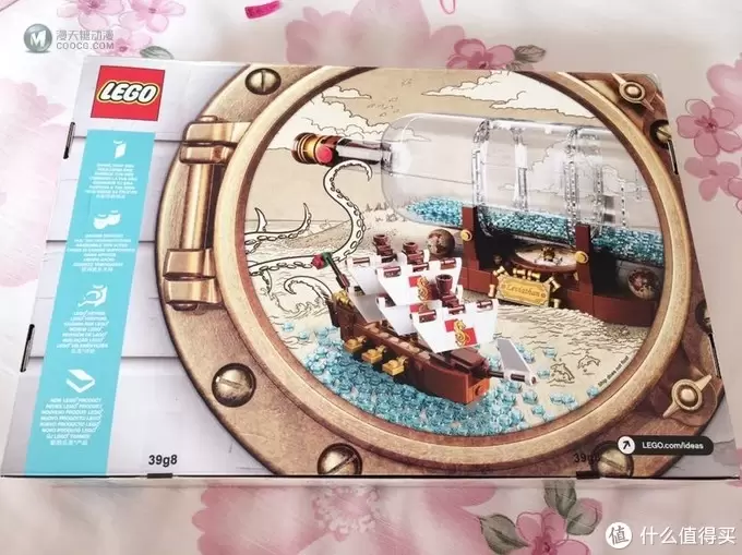 入手的第一套乐高ideas系列积木—LEGO 21313瓶中船开箱晒物 入手的第一套乐高ideas系列积木—LEGO 21313瓶中船开箱晒物