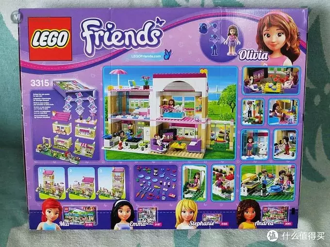 LEGO 乐高 女孩系列 3315 奥丽薇亚的房子,送给小侄女们的新年礼物 LEGO 乐高 女孩系列 3315 奥丽薇亚的房子,送给小侄女们的新年礼物