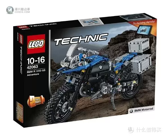 我的乐高拼砌初体验—LEGO 乐高 42063 宝马摩托车 晒单 我的乐高拼砌初体验—LEGO 乐高 42063 宝马摩托车 晒单