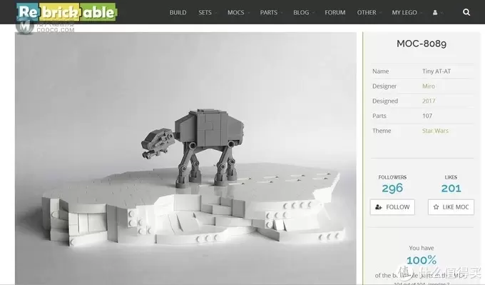 LEGO 乐高 拼拼乐 — 星战系列 MOC-6006 Plus-Size AT-AT LEGO 乐高 拼拼乐 — 星战系列 MOC-6006 Plus-Size AT-AT