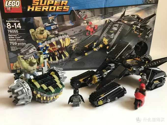 #本站首晒#LEGO 乐高 拼拼乐 — 76055 蝙蝠侠坦克大战杀手鳄绞肉车 #本站首晒#LEGO 乐高 拼拼乐 — 76055 蝙蝠侠坦克大战杀手鳄绞肉车