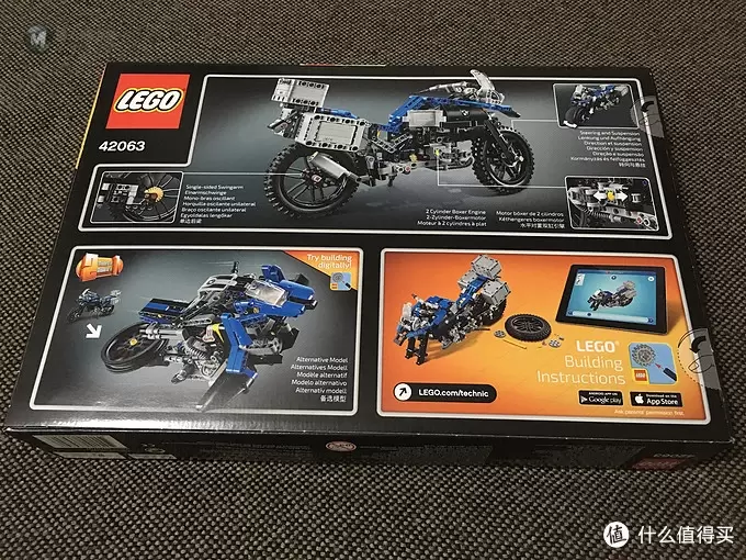 我的LEGO科技系列 篇二:买得起的宝马摩托 — BMW 宝马 42063 R1200 GS 摩托车 我的LEGO科技系列 篇二:买得起的宝马摩托 — BMW 宝马 42063 R1200 GS 摩托车