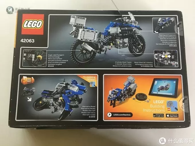 单反毁一生,LEGO穷三代 篇九十一:LEGO 乐高 Techinc 科技系列 42063 宝马 R 1200 GS Adventure摩托车 单反毁一生,LEGO穷三代 篇九十一:LEGO 乐高 Techinc 科技系列 42063 宝马 R 1200 GS Adventure摩托车
