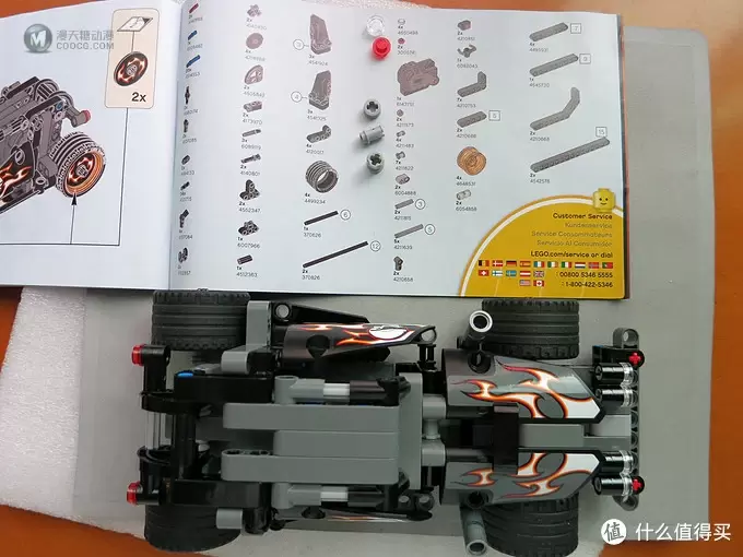 LEGO 科技系列入门款42046狂野赛车与细节品鉴 LEGO 科技系列入门款42046狂野赛车与细节品鉴