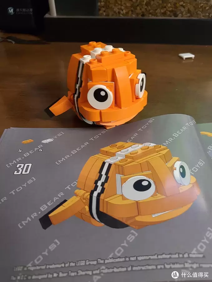 我的 LEGO 乐高 MOC系列5——小丑鱼 我的 LEGO 乐高 MOC系列5——小丑鱼