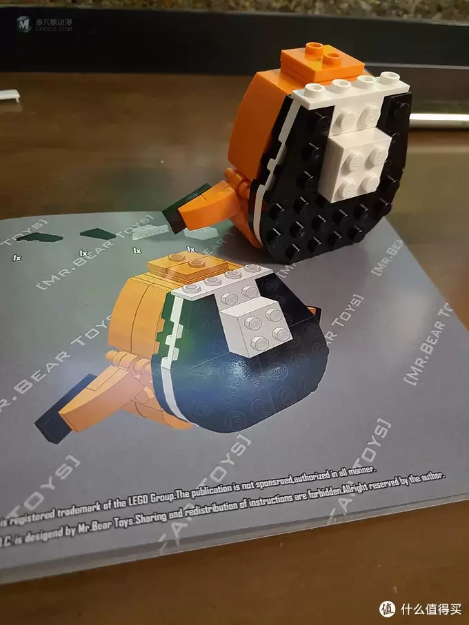 我的 LEGO 乐高 MOC系列5——小丑鱼 我的 LEGO 乐高 MOC系列5——小丑鱼