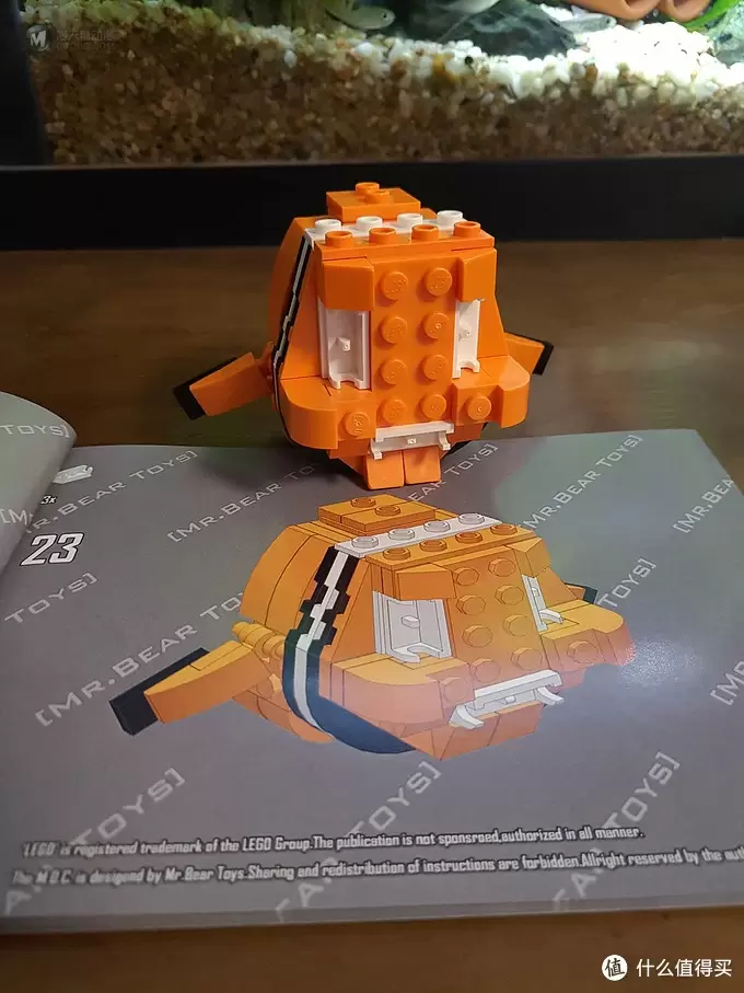我的 LEGO 乐高 MOC系列5——小丑鱼 我的 LEGO 乐高 MOC系列5——小丑鱼
