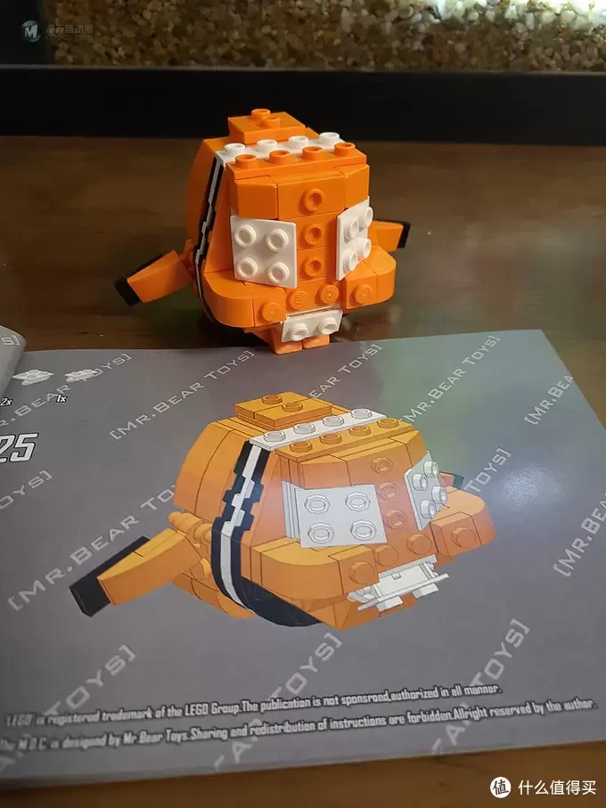 我的 LEGO 乐高 MOC系列5——小丑鱼 我的 LEGO 乐高 MOC系列5——小丑鱼