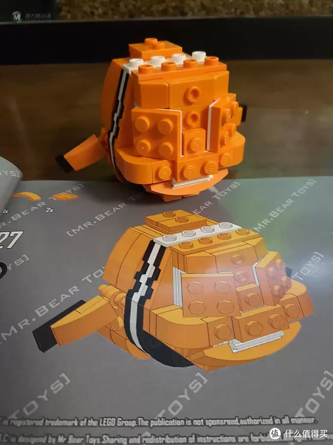 我的 LEGO 乐高 MOC系列5——小丑鱼 我的 LEGO 乐高 MOC系列5——小丑鱼