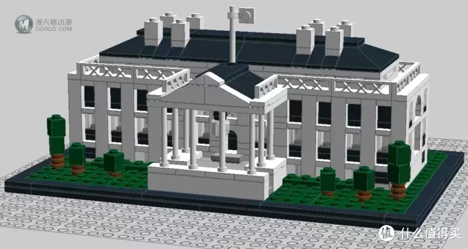 我的LEGO建筑系列 篇八:21006 White House 及亮灯改造 我的LEGO建筑系列 篇八:21006 White House 及亮灯改造