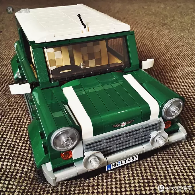 我的LEGO MOC 篇一:10242 MINI Cooper的B模式敞篷跑车 我的LEGO MOC 篇一:10242 MINI Cooper的B模式敞篷跑车