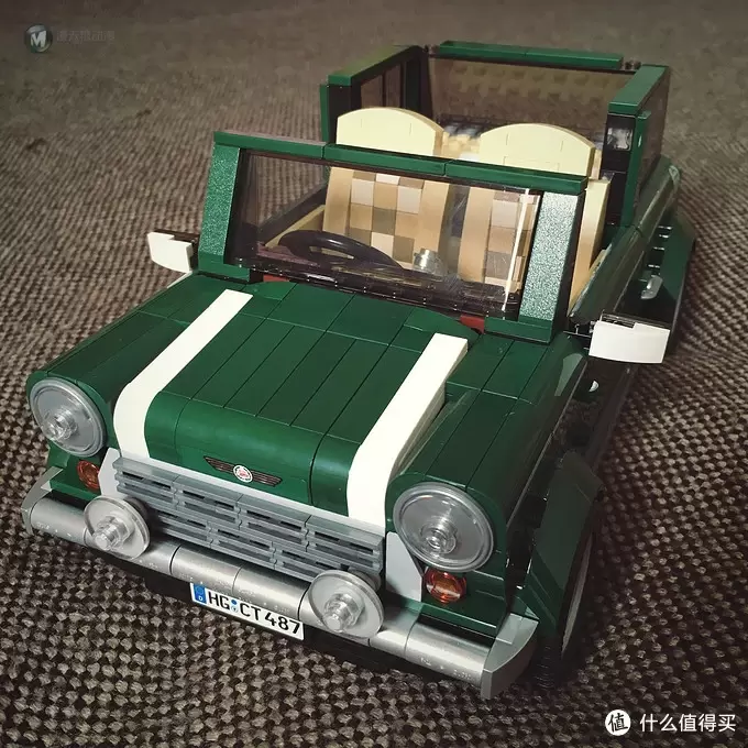 我的LEGO MOC 篇一:10242 MINI Cooper的B模式敞篷跑车 我的LEGO MOC 篇一:10242 MINI Cooper的B模式敞篷跑车