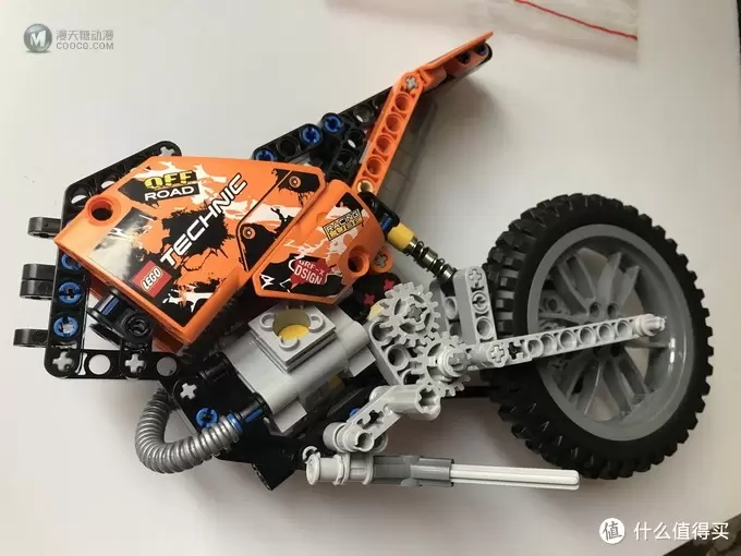 乐高还能这么拼: 复刻 LEGO 乐高科技 42007 越野摩托 乐高还能这么拼: 复刻 LEGO 乐高科技 42007 越野摩托