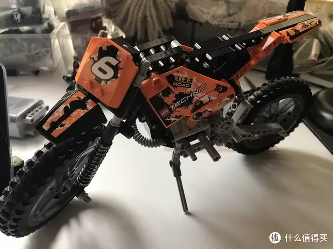 乐高还能这么拼: 复刻 LEGO 乐高科技 42007 越野摩托 乐高还能这么拼: 复刻 LEGO 乐高科技 42007 越野摩托