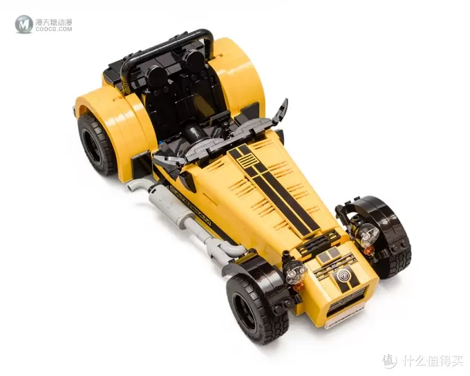 一道破空而来的金色闪电:LEGO 乐高 IDEAS系列 21307 卡特汉姆 Seven 620R 赛道跑车 一道破空而来的金色闪电:LEGO 乐高 IDEAS系列 21307 卡特汉姆 Seven 620R 赛道跑车