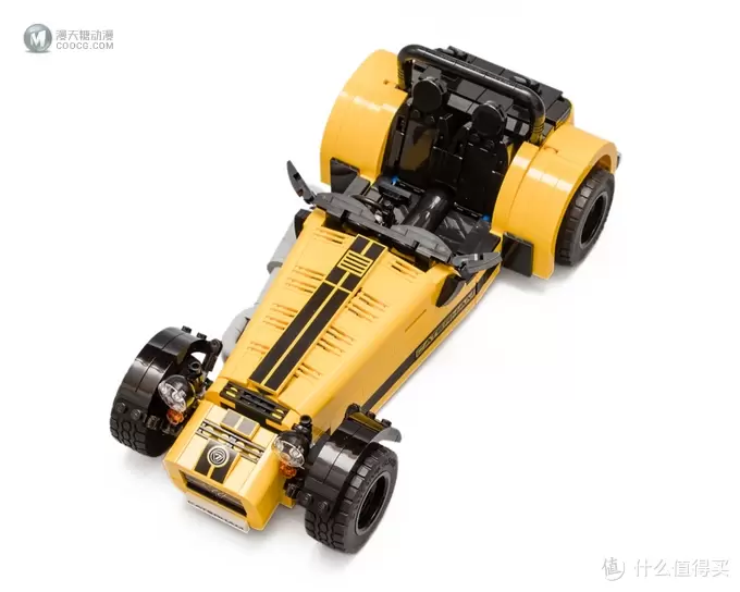 一道破空而来的金色闪电:LEGO 乐高 IDEAS系列 21307 卡特汉姆 Seven 620R 赛道跑车 一道破空而来的金色闪电:LEGO 乐高 IDEAS系列 21307 卡特汉姆 Seven 620R 赛道跑车
