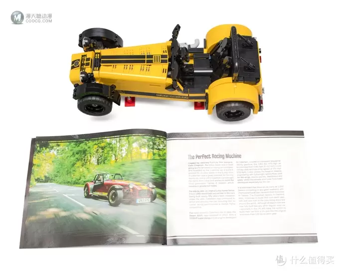 一道破空而来的金色闪电:LEGO 乐高 IDEAS系列 21307 卡特汉姆 Seven 620R 赛道跑车 一道破空而来的金色闪电:LEGO 乐高 IDEAS系列 21307 卡特汉姆 Seven 620R 赛道跑车