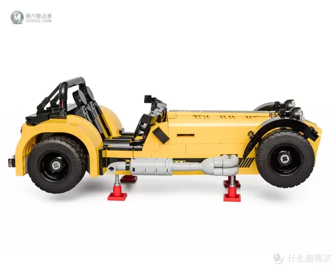 一道破空而来的金色闪电:LEGO 乐高 IDEAS系列 21307 卡特汉姆 Seven 620R 赛道跑车 一道破空而来的金色闪电:LEGO 乐高 IDEAS系列 21307 卡特汉姆 Seven 620R 赛道跑车