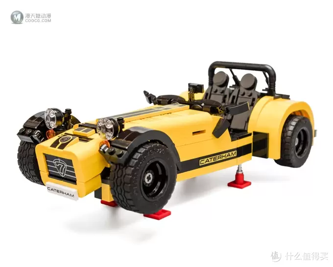 一道破空而来的金色闪电:LEGO 乐高 IDEAS系列 21307 卡特汉姆 Seven 620R 赛道跑车 一道破空而来的金色闪电:LEGO 乐高 IDEAS系列 21307 卡特汉姆 Seven 620R 赛道跑车
