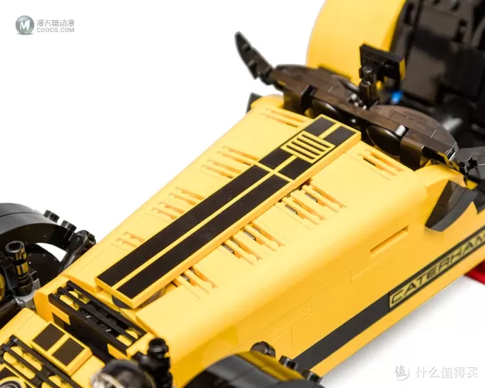一道破空而来的金色闪电:LEGO 乐高 IDEAS系列 21307 卡特汉姆 Seven 620R 赛道跑车 一道破空而来的金色闪电:LEGO 乐高 IDEAS系列 21307 卡特汉姆 Seven 620R 赛道跑车