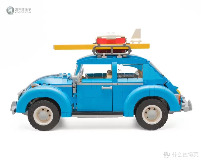 午后加州的蓝色风情:LEGO 乐高 10252 大众甲壳虫 评测 午后加州的蓝色风情:LEGO 乐高 10252 大众甲壳虫 评测