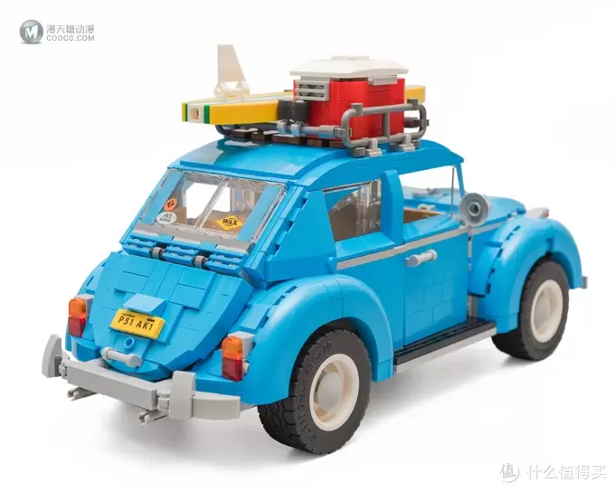 午后加州的蓝色风情:LEGO 乐高 10252 大众甲壳虫 评测 午后加州的蓝色风情:LEGO 乐高 10252 大众甲壳虫 评测