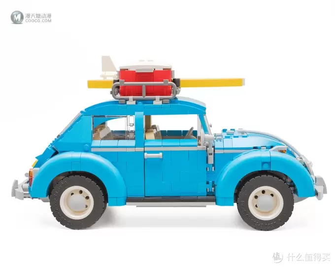 午后加州的蓝色风情:LEGO 乐高 10252 大众甲壳虫 评测 午后加州的蓝色风情:LEGO 乐高 10252 大众甲壳虫 评测