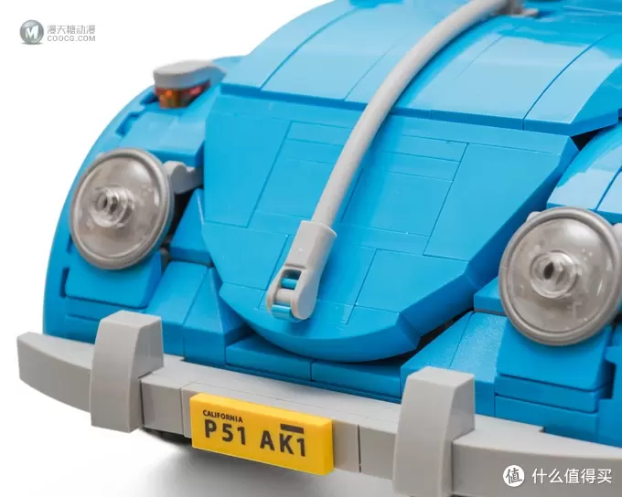 午后加州的蓝色风情:LEGO 乐高 10252 大众甲壳虫 评测 午后加州的蓝色风情:LEGO 乐高 10252 大众甲壳虫 评测
