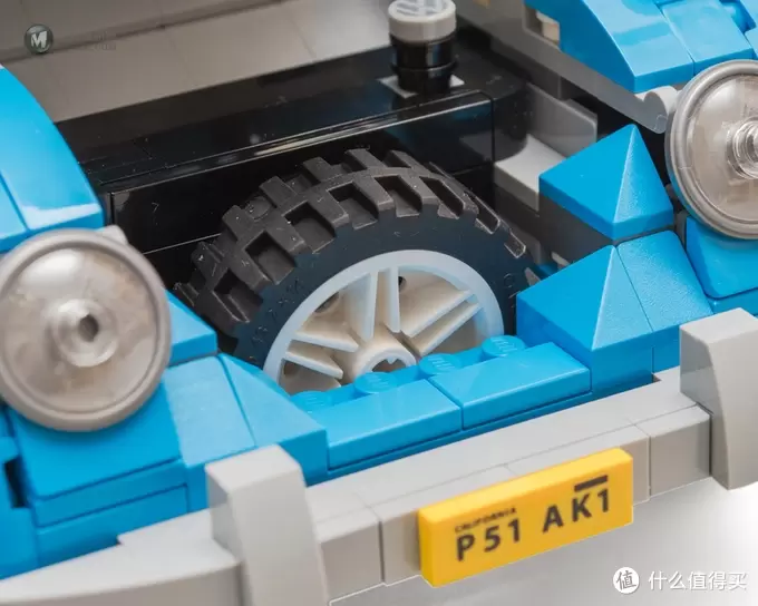 午后加州的蓝色风情:LEGO 乐高 10252 大众甲壳虫 评测 午后加州的蓝色风情:LEGO 乐高 10252 大众甲壳虫 评测